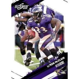  2009 Score Glossy #22 LeRon McClain   Baltimore Ravens 