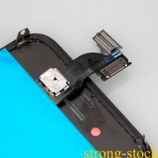 Plating Mirror Blue Digitizer LCD Assembly+Back Housing For iPhone 4G 