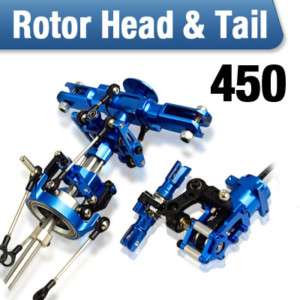 Metal Main Rotor Head Tail for Trex 450 V2 SE heli  