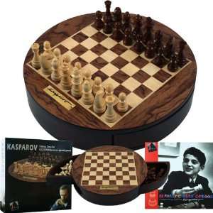  Kasparov Circular Tabletop Chess Set Toys & Games