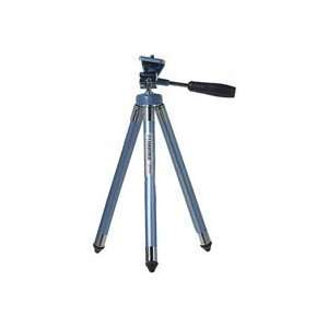   BL Compact 8 section Tripod with 3 way Panhead and Tripod Case in Blue