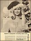 1965 vintage Christmas ad for Bulova Ladies Watch  021012