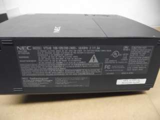 NEC MULTISYNC VT540   LCD PROJECTOR  