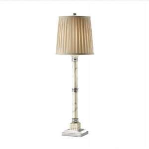  Keira Silver Striated Buffet Lamp