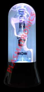 SMIRNOFF BLACK ICE GLASS BOTTLE UV LED PLASMA DOME LAMP  