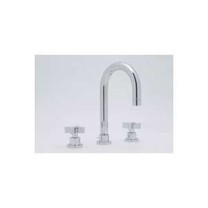   Widespread Lavatory Faucet with Pop Up Drain, Metal Levers BA108LPN 2