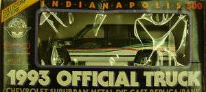 1993 Indianapolis 500 Chevrolet Suburban Official Trk  