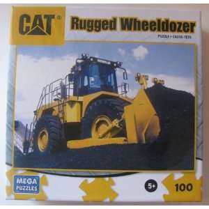  CAT Rugged Wheeldozer 100 Piece Puzzle Toys & Games