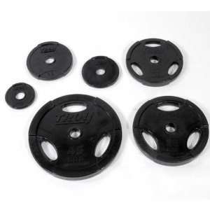  TROY Barbell 400# Interlocking Rubber Encased Olympic Plates 