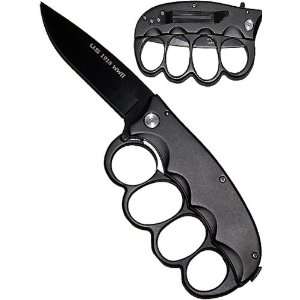  9 Trenchers Extreme Knuckle Folder W/Plain Drop Point 