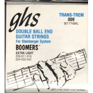 GHS TT GBXL Double Ball Trans Trem Boomers X Light Electric Strings