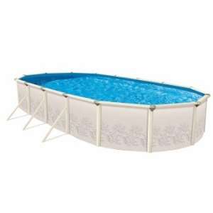   30 Oval Swimming Pool with Liner & Skimmer Patio, Lawn & Garden