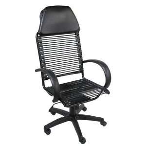  Bungie Excutive Chair in Black/ Graphite by Euro Style 