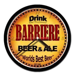  BARRIERE beer and ale cerveza wall clock 