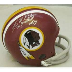  Billy Kilmer Washington Redskins Signed Mini Helmet 