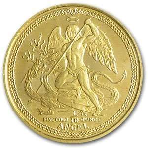  Isle of Man 1/10 oz Gold Angels (Proof or Unc)   Random 