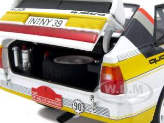   18 scale diecast car model of 1984 audi sport quattro 5 rally san