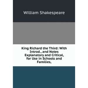  King Richard the Third With Introd., and Notes 