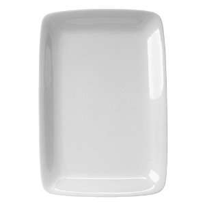  White Porcelain Rectangular Platter 9.5 x 14 inches 