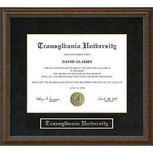  Transylvania University (Transy) Diploma Frame