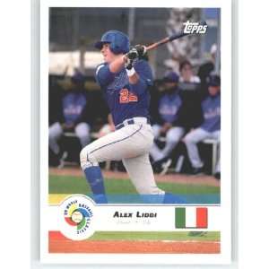  2009 Topps World Baseball Classic # 19 Alex Liddi   Italy 