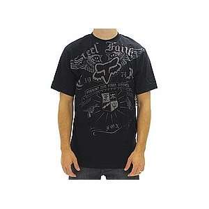  Fox Steel Faith Tee (Black) Medium   Shirts 2011 Sports 
