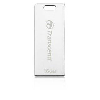 Transcend JetFlash T3 Series 16 GB Ultra Slim Metallic Flash Drive 