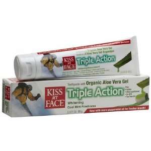   Triple Action Toothpaste with Aloe Vera 3.4 oz, 2 ct (Quantity of 4
