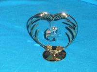 Crystal Delight 24K Gold Plated Austrian Crystal Heart  
