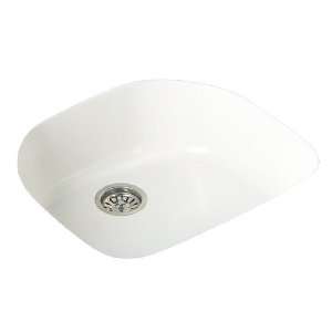  Mitrani DT580 W Single Titan Quartz Sink White Kitchen 