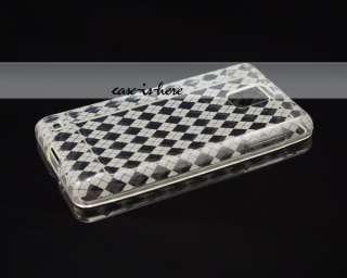 Soft Argyle Gel Skin TPU Case Cover For Samsung Infuse 4G i997 