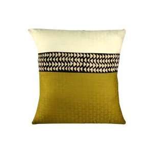  African Cream and Sage MudclothThrow Pillow