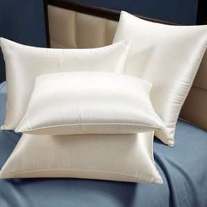  800 Fill Power Silk/Cotton Medium Pillow   Standard 15oz 