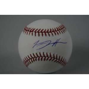 Braves Tommy Hanson Signed Authentic Oml Baseball Psa   Autographed 