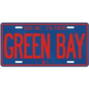   FROM GREEN BAY  WISCONSINLICENSE PLATE SIGN USA CITY