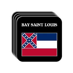  US State Flag   BAY SAINT LOUIS, Mississippi (MS) Set of 4 