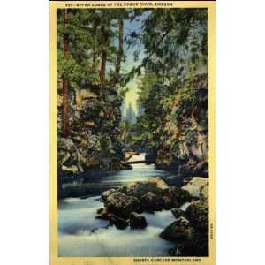  Reprint Rogue River OR   Upper Gorge of the Rogue River 