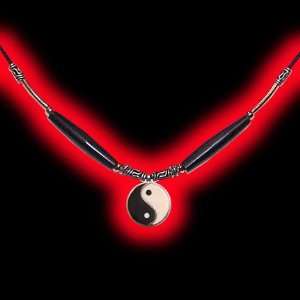 Yin Yang Sterling Silver Pendant Necklace