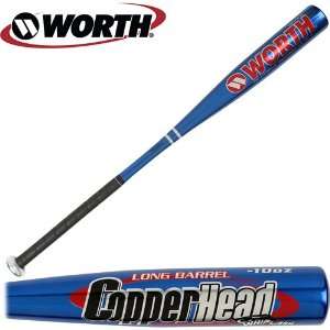  Worth CH10 Copperhead Youth Baseball Bat 30/20 Sports 