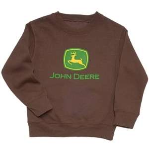 John Deere Brown Trademark Toddler Sweatshirt  