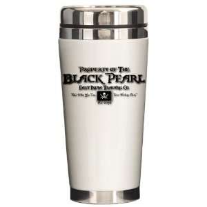  Black Pearl Pirate Ceramic Travel Mug by 