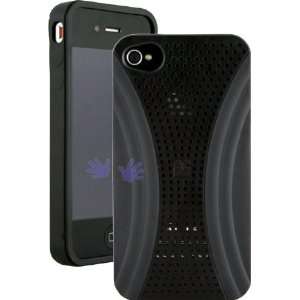  iPhone 4 Xmatrix Rear Protex Case   Black On Black (with 