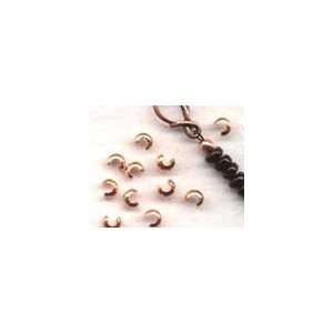  Solid Copper Crimp Covers, 3mm Arts, Crafts & Sewing