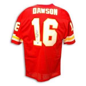  Autographed Len Dawson Kansas City Chiefs Throwback Red 