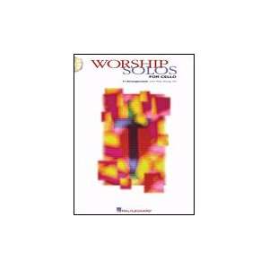  Hal Leonard Worship Solos for Cello   Book & CD Musical 