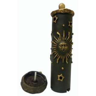   Treasures Sun & Star Tower Incense Burner Holder 13 Smoking Tower New