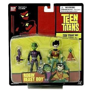  Teen Titans 3.5 inch Robin & Beast Boy Toys & Games