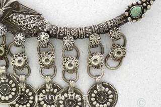   important silver Neck Ring with pendants Afghanistan 1950 approx