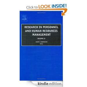 Human Resources Management, Volume 23 (Research in Personnel and Human 