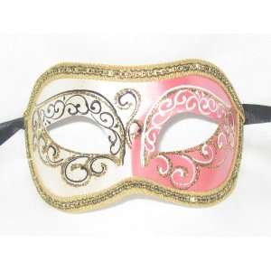  Pink Colombina New Lillo Venetian Mask